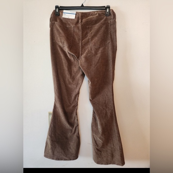 Arizona y2k low rise flare Corduroy Pants brown size 9 - Picture 3 of 5
